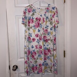 Adonna Floral Sleepwear in Blue and Yellow